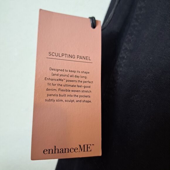 7 For All Mankind Gen 7 Black Bejeweled Jeans Sculpting Women's Plus Size 20 NWT - Picture 9 of 16